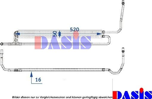 AKS Dasis 056018N - Масляний радіатор, рухове масло autozip.com.ua