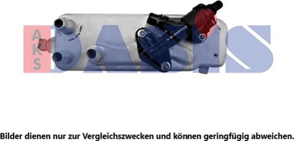 AKS Dasis 056038N - Масляний радіатор, автоматична коробка передач autozip.com.ua
