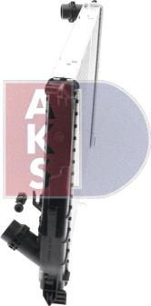 AKS Dasis 050044N - Радіатор, охолодження двигуна autozip.com.ua