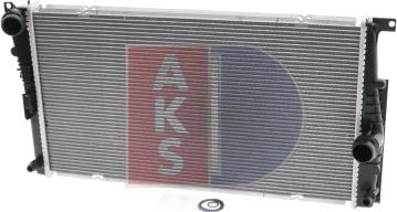 AKS Dasis 050067N - Радіатор, охолодження двигуна autozip.com.ua