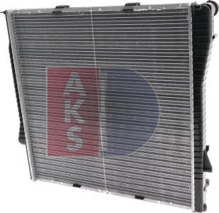 AKS Dasis 050034N - Радіатор, охолодження двигуна autozip.com.ua