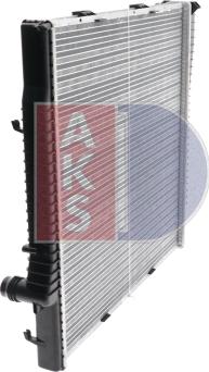 AKS Dasis 050034N - Радіатор, охолодження двигуна autozip.com.ua