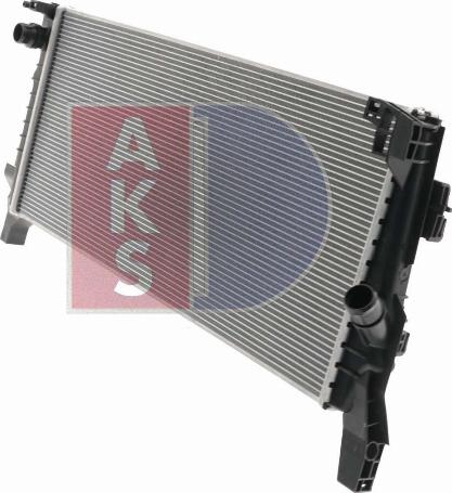 AKS Dasis 050105N - Радіатор, охолодження двигуна autozip.com.ua