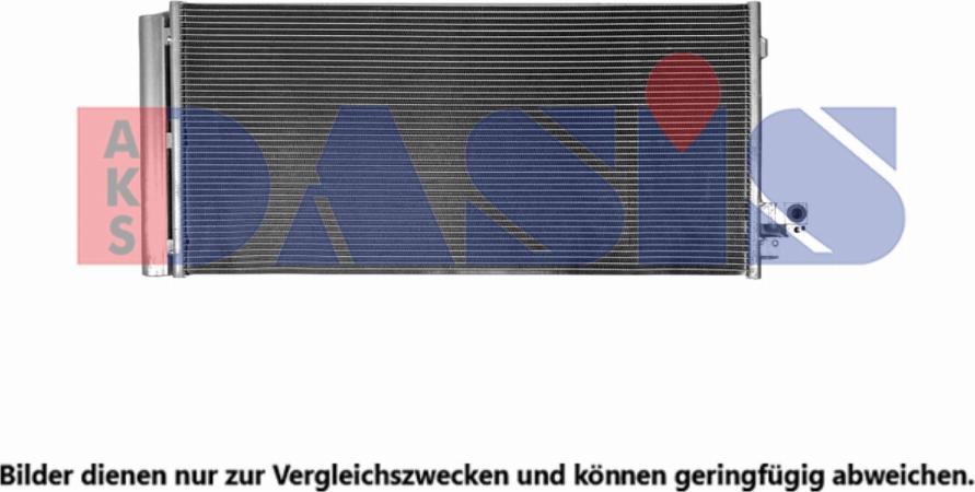 AKS Dasis 052041N - Конденсатор, кондиціонер autozip.com.ua