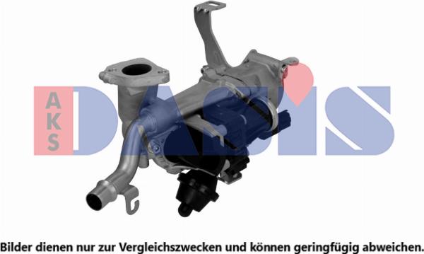 AKS Dasis 065029N - Радіатор, рециркуляція ОГ autozip.com.ua