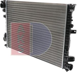 AKS Dasis 060650N - Радіатор, охолодження двигуна autozip.com.ua