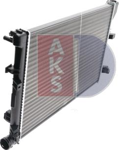 AKS Dasis 060660N - Радіатор, охолодження двигуна autozip.com.ua