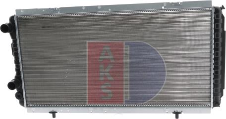 AKS Dasis 060620N - Радіатор, охолодження двигуна autozip.com.ua