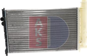AKS Dasis 060090N - Радіатор, охолодження двигуна autozip.com.ua