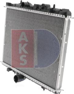 AKS Dasis 060006N - Радіатор, охолодження двигуна autozip.com.ua