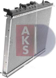 AKS Dasis 060006N - Радіатор, охолодження двигуна autozip.com.ua