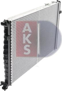 AKS Dasis 060012N - Радіатор, охолодження двигуна autozip.com.ua