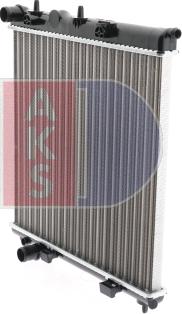 AKS Dasis 060034N - Радіатор, охолодження двигуна autozip.com.ua