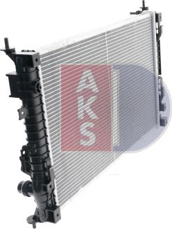 AKS Dasis 060073N - Радіатор, охолодження двигуна autozip.com.ua