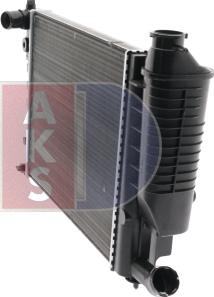 AKS Dasis 061010N - Радіатор, охолодження двигуна autozip.com.ua