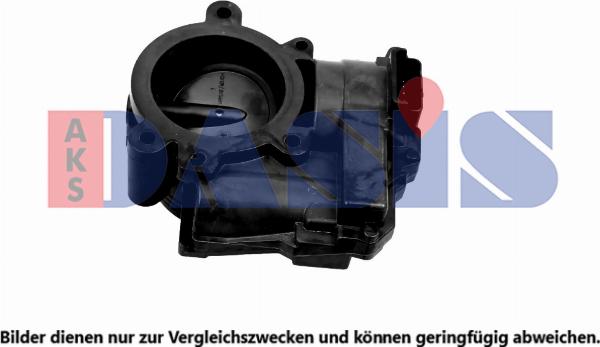 AKS Dasis 067035N - Патрубок дросельної заслінки autozip.com.ua