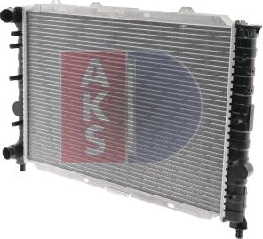 AKS Dasis 010330N - Радіатор, охолодження двигуна autozip.com.ua
