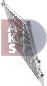 AKS Dasis 012130N - Конденсатор, кондиціонер autozip.com.ua