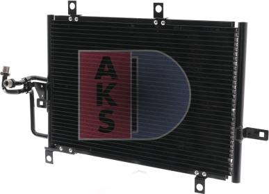 AKS Dasis 012240N - Конденсатор, кондиціонер autozip.com.ua