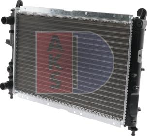 AKS Dasis 080650N - Радіатор, охолодження двигуна autozip.com.ua