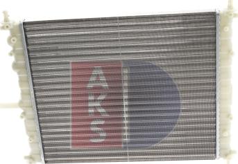 AKS Dasis 080091N - Радіатор, охолодження двигуна autozip.com.ua