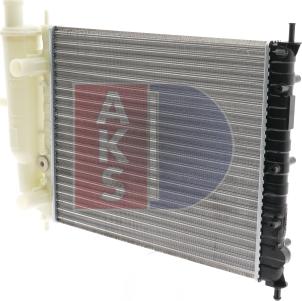 AKS Dasis 080043N - Радіатор, охолодження двигуна autozip.com.ua