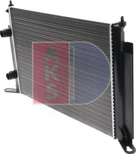 AKS Dasis 080022N - Радіатор, охолодження двигуна autozip.com.ua