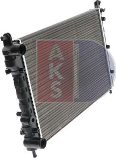 AKS Dasis 081470N - Радіатор, охолодження двигуна autozip.com.ua