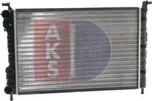 AKS Dasis 081540N - Радіатор, охолодження двигуна autozip.com.ua