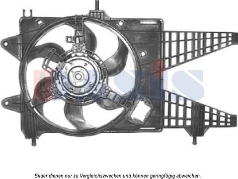 AKS Dasis 088081N - Вентилятор, охолодження двигуна autozip.com.ua