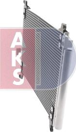 AKS Dasis 082044N - Конденсатор, кондиціонер autozip.com.ua