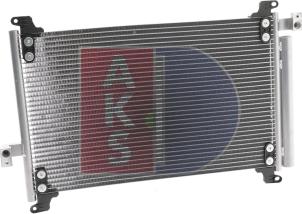 AKS Dasis 082044N - Конденсатор, кондиціонер autozip.com.ua