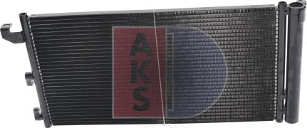 AKS Dasis 082056N - Конденсатор, кондиціонер autozip.com.ua