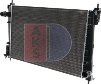 AKS Dasis 082037N - Радіатор, охолодження двигуна autozip.com.ua