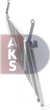 AKS Dasis 082170N - Конденсатор, кондиціонер autozip.com.ua