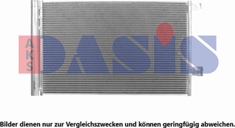 AKS Dasis 022019N - Конденсатор, кондиціонер autozip.com.ua