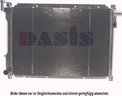 AKS Dasis 070920N - Радіатор, охолодження двигуна autozip.com.ua
