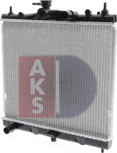 AKS Dasis 070078N - Радіатор, охолодження двигуна autozip.com.ua