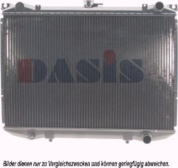 AKS Dasis 071570N - Радіатор, охолодження двигуна autozip.com.ua