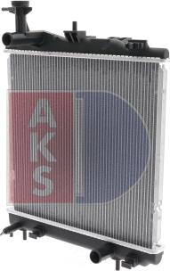 AKS Dasis 140114N - Радіатор, охолодження двигуна autozip.com.ua