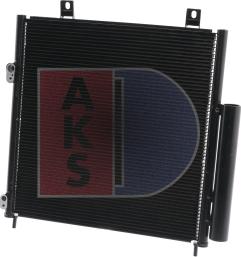 AKS Dasis 142036N - Конденсатор, кондиціонер autozip.com.ua