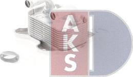 AKS Dasis 156005N - Масляний радіатор, рухове масло autozip.com.ua
