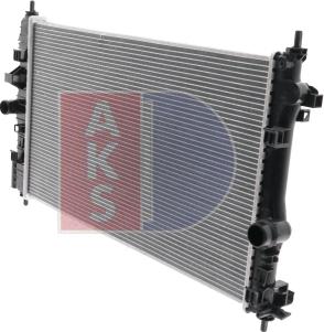 AKS Dasis 150099N - Радіатор, охолодження двигуна autozip.com.ua