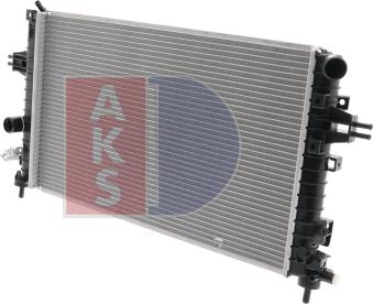 AKS Dasis 150056N - Радіатор, охолодження двигуна autozip.com.ua