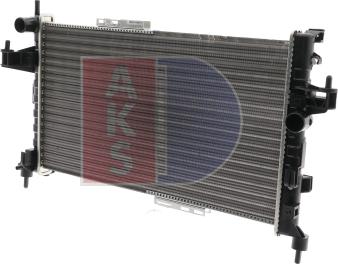 AKS Dasis 150053N - Радіатор, охолодження двигуна autozip.com.ua