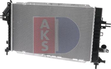 AKS Dasis 150063N - Радіатор, охолодження двигуна autozip.com.ua