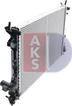 AKS Dasis 150081N - Радіатор, охолодження двигуна autozip.com.ua