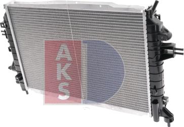 AKS Dasis 150024N - Радіатор, охолодження двигуна autozip.com.ua