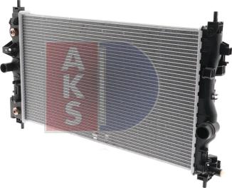 AKS Dasis 150106N - Радіатор, охолодження двигуна autozip.com.ua