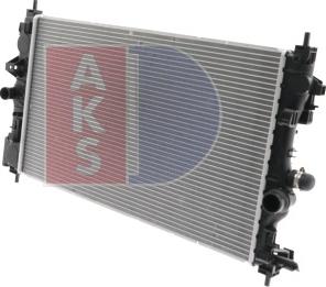 AKS Dasis 150103N - Радіатор, охолодження двигуна autozip.com.ua
